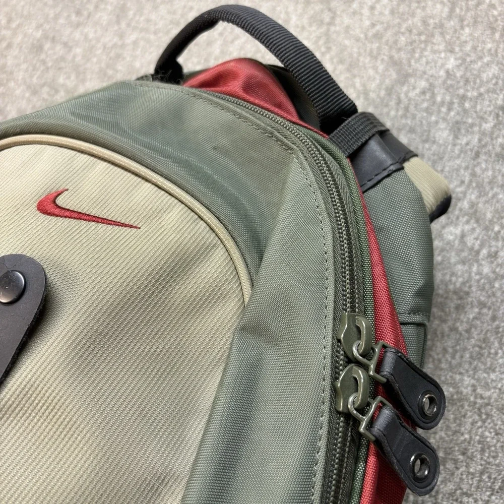 VTG Nike T90 Backpack Soccer Ball Carrier Gorpcore Utility Center Strap Rare